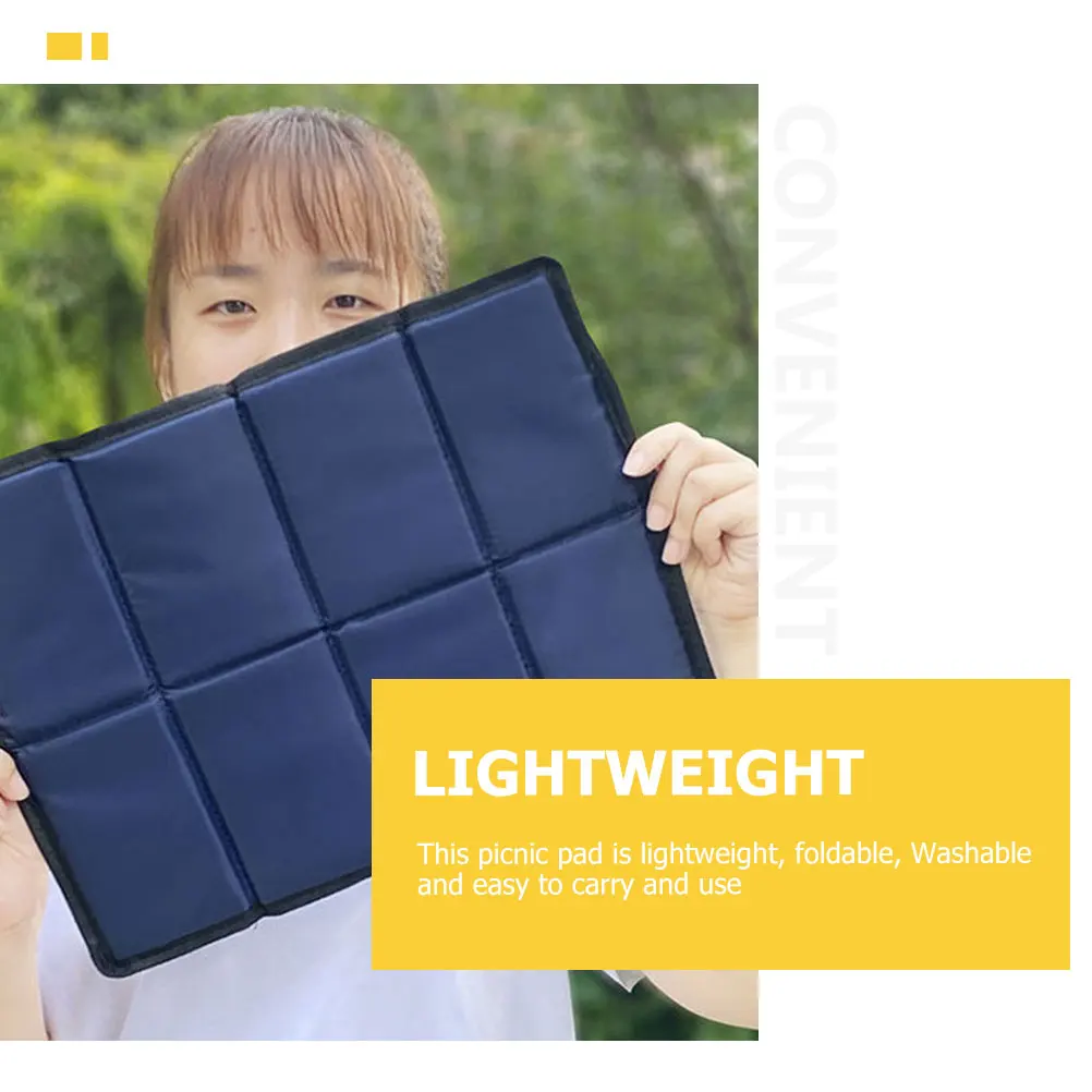 

2 Pcs Waterproof Seat Cushion for Outdoor Cushions Multifunction Pad Mat Camping Oxford Cloth Child