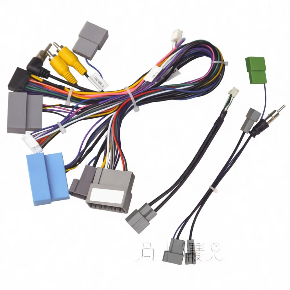Android Head Unit Wiring Harness For Honda Civic CRV 2023 2024 Car Stereo Power Cable With Canbus Box Plug And Play Cable