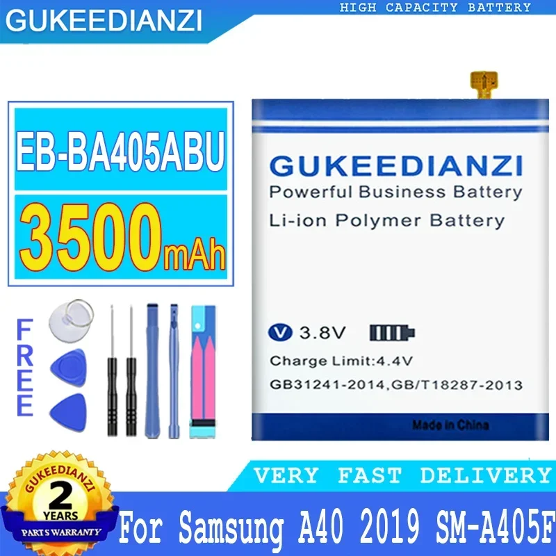 

Battery For SAMSUNG Galaxy A40 2019 SM-A405FM/DS A405FN/DS GH82-19582A, 3500mAh, EB-BA405ABU, EB-BA405ABE