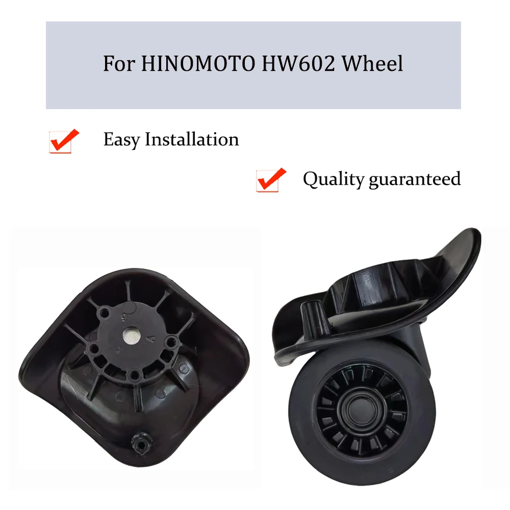 

For HINOMOTO HW602 Nylon Luggage Wheel Trolley Case Wheel Pulley Sliding Casters Universal Wheel Repair Slient Wear-resistant