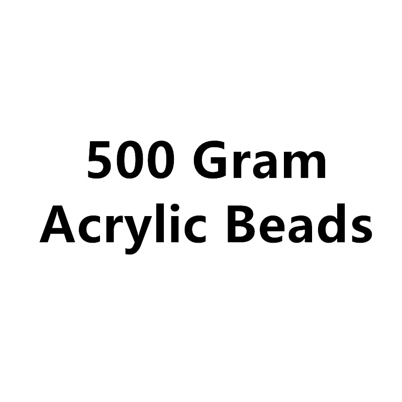 Wholesale Different Styles of 500g Acrylic Beads for DIY Jewelry Making