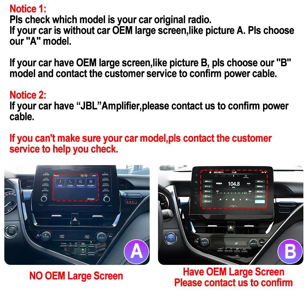 Android 13 Car Radio For Toyota Camry 8 XV70 2020-2023 Carplay Auto Multimedia Stereo 360 Camera Navi GPS Intelligent Player 5G
