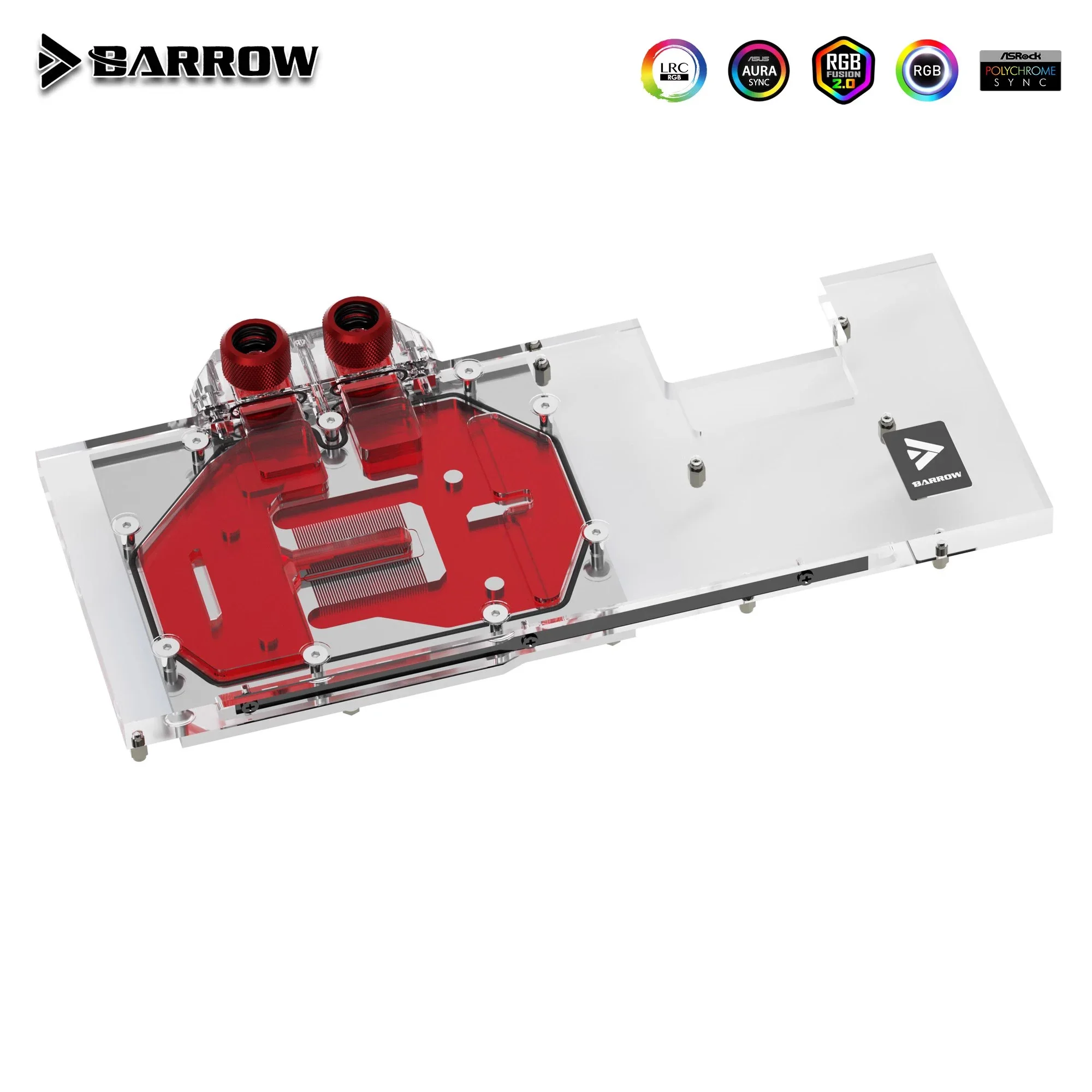 Imagem -02 - Barrow-bloco de Água Gpu para Placa Gráfica Colorida Igame Rtx 3070 3070ti 3060ti Vulcano 5v Argb 3pin Bs-coi3070-pa