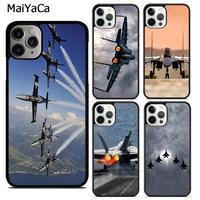 MaiYaCa Aircraft Jet Airplane Phone Case Cover For iPhone 17 Air 16 15 6s plus 11 12 13 14 pro max shell  coque
