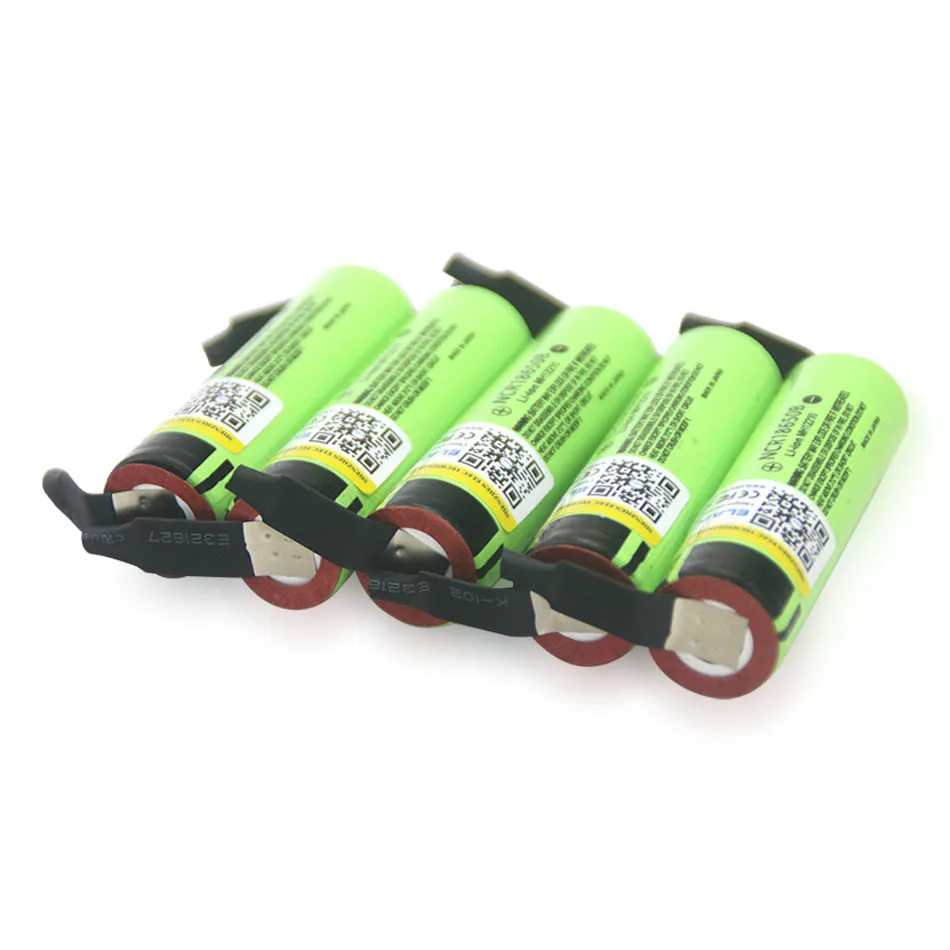 1-20PCS ELAIK New Original NCR18650B 3.7V 3400mAh 18650 Rechargeable Lithium Battery + DIY Nickel Piece