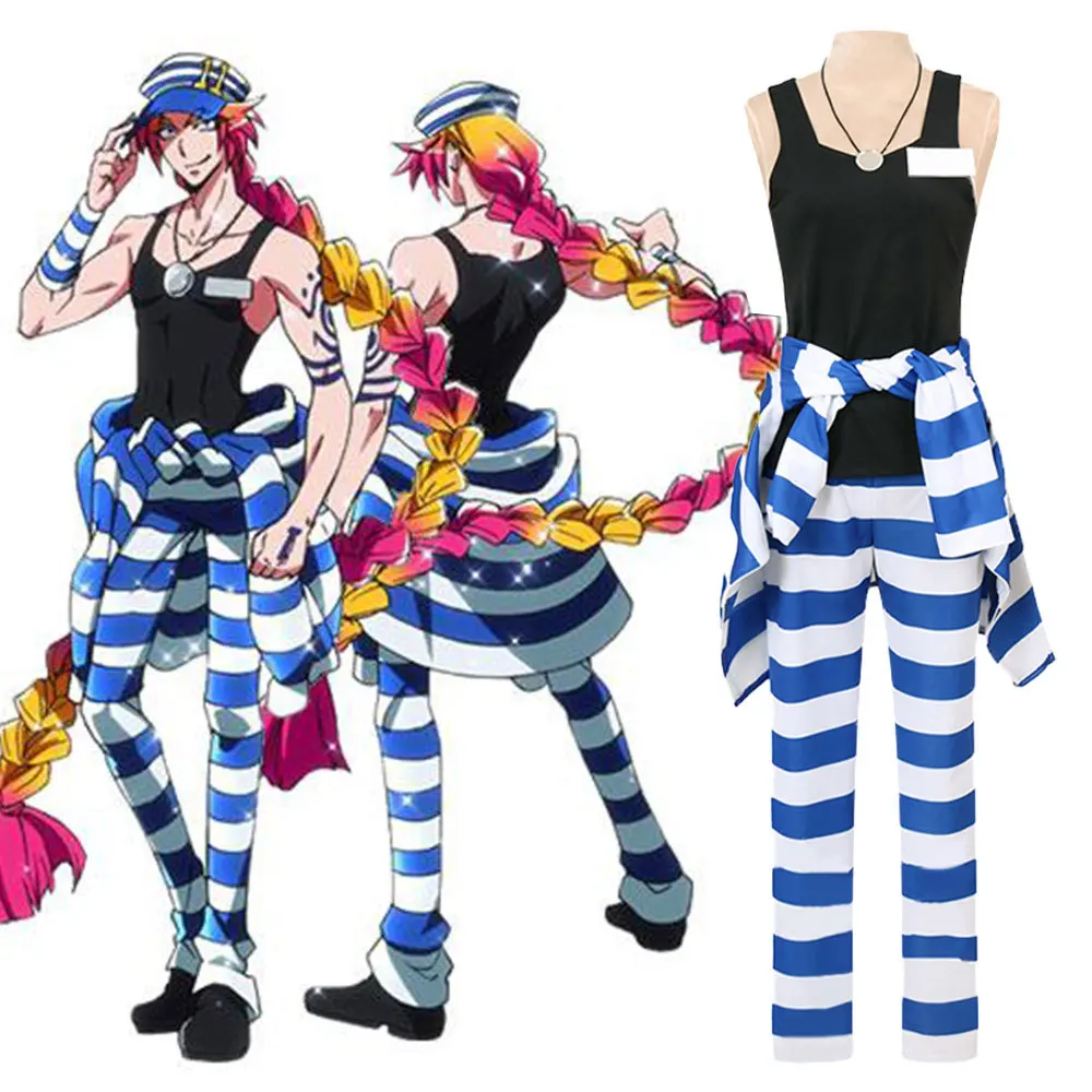 New Detentionhouse Nanbaka Uno No.2650 Prison Clothes Men Cosplay Costume