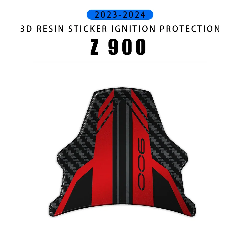 

Аксессуары для Z 900 2024, наклейки Z900, защита зоны зажигания мотоцикла, водонепроницаемые 3D гелевые наклейки с царапинами