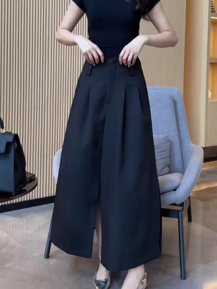 

Faionable High Waist Mid-Length A-Line Skirt Women's Long Skirt Spring Summer New Design Sensation Slimming Front Split