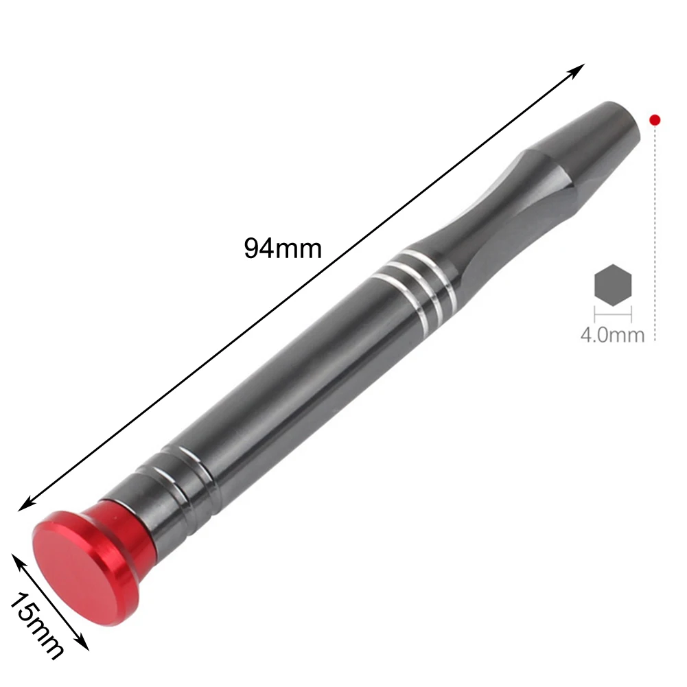 Maniglia per cacciavite esagonale Porta punte esagonale in lega di alluminio Maniglia per mini cacciavite per utensili manuali di riparazione elettronica