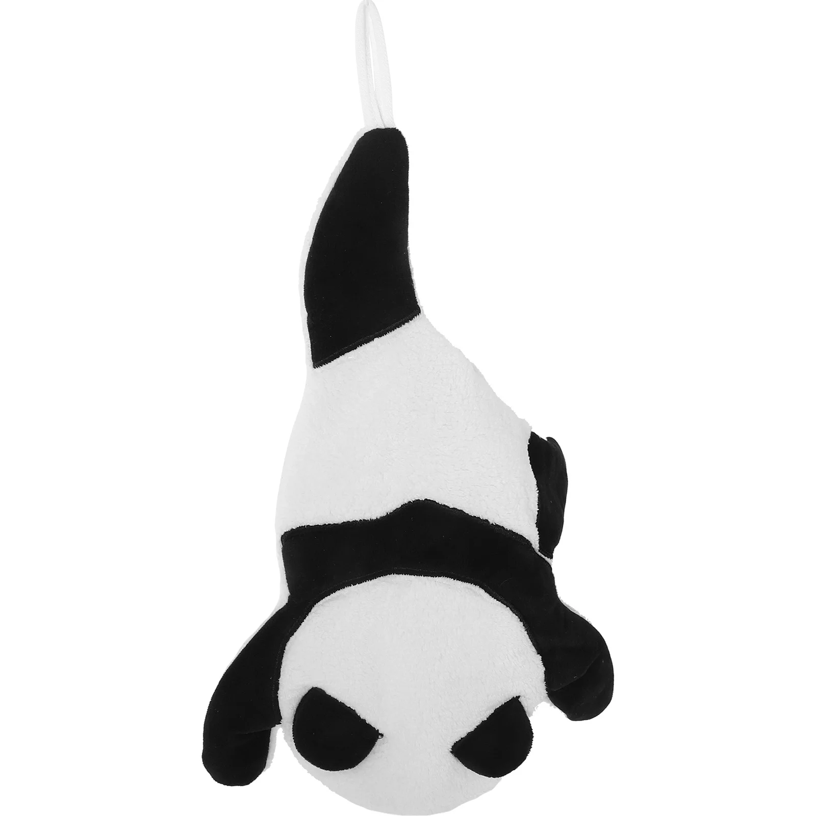 

Panda Shape Hand Towel Cute Cartoon Design Super Absorbent Coral Fleece For Bathroom Kitchen Travel Hanging Hand Towel