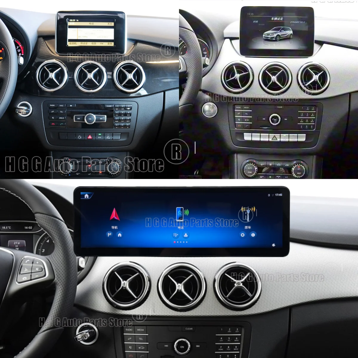 New Car Radio Carplay 14.9 For Benz B Class W246 2011-2019 Android Touch Screen GPS Navigation Multimedia Video Player Head Unit