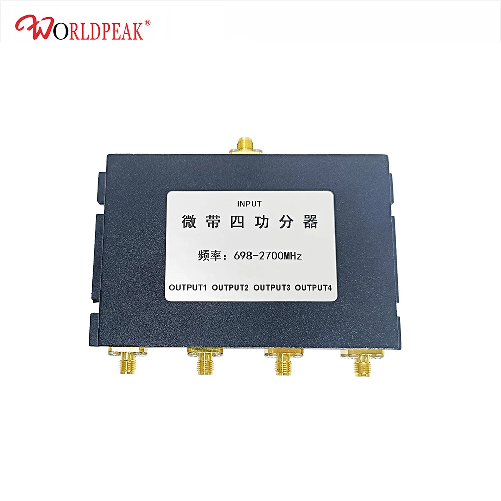 Free Shipping 698-2700mhz microstrip SMA female 4 way power divider