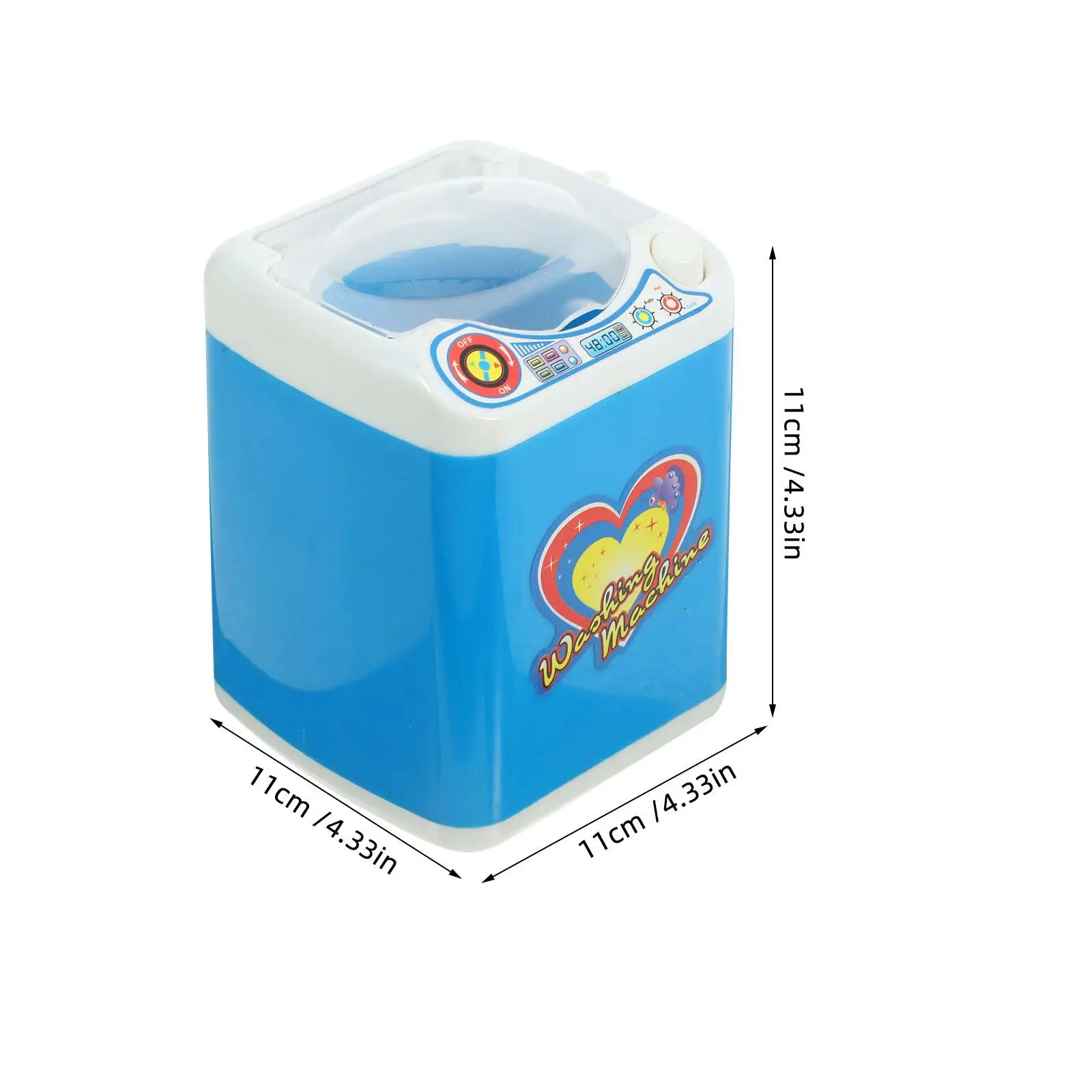 Simulation Washing Machine Toy Playing House Prop Funny Laundry Props Abs Child