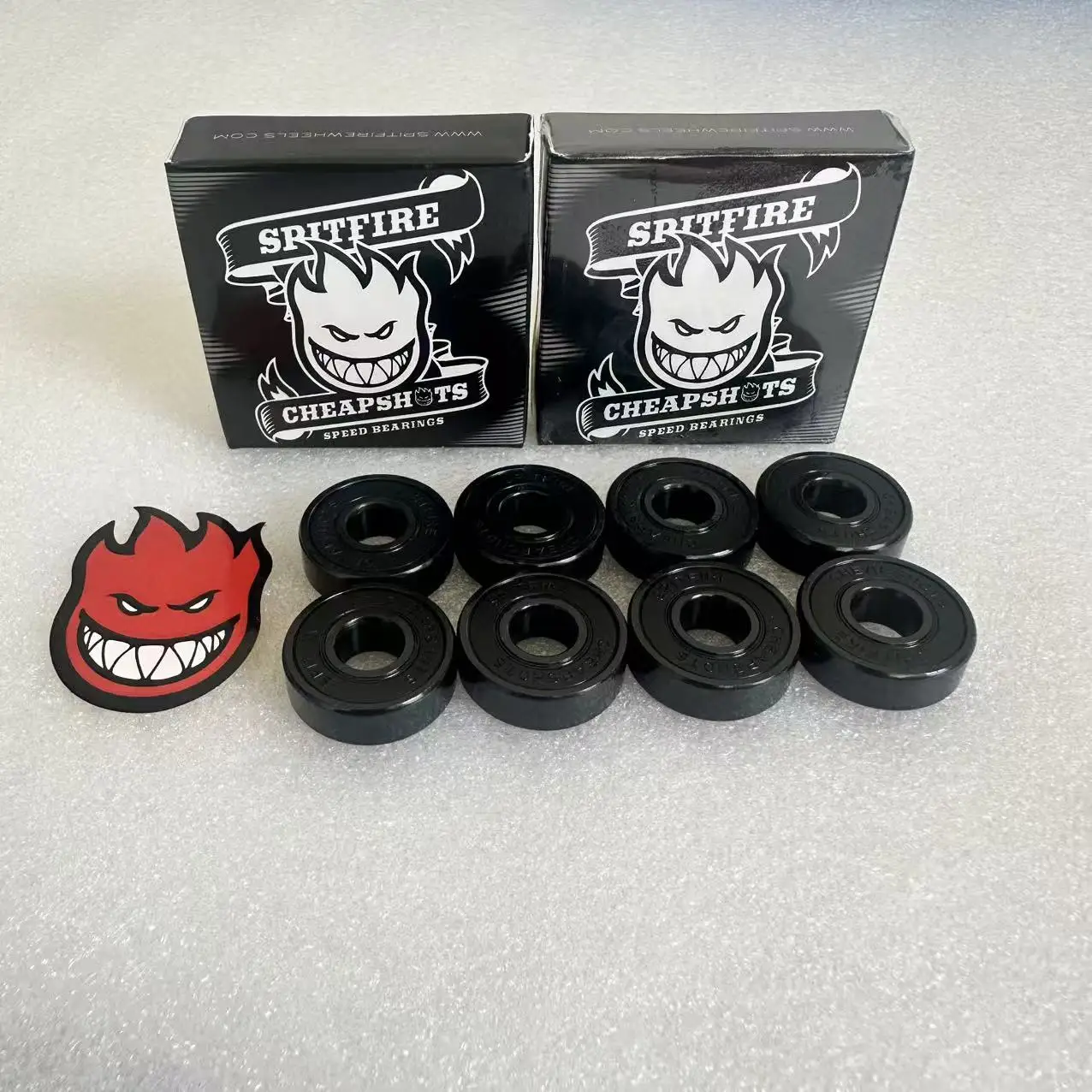 10sets SF skateboard bearings,genuine good quality skate bearings,high speed strong CHEAPSHOTS spit-fire skateboard bearing