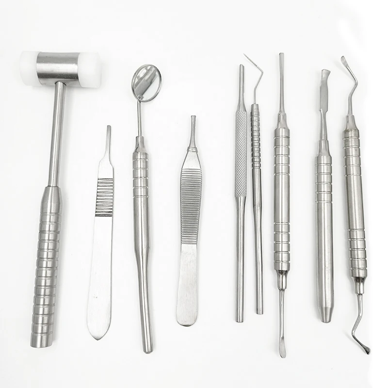 Dental 26 Pcs/set  Implant Tools Basic Instrument Set Dental Implant Surgery Kit Dentist Surgical Tools Dental Supplies