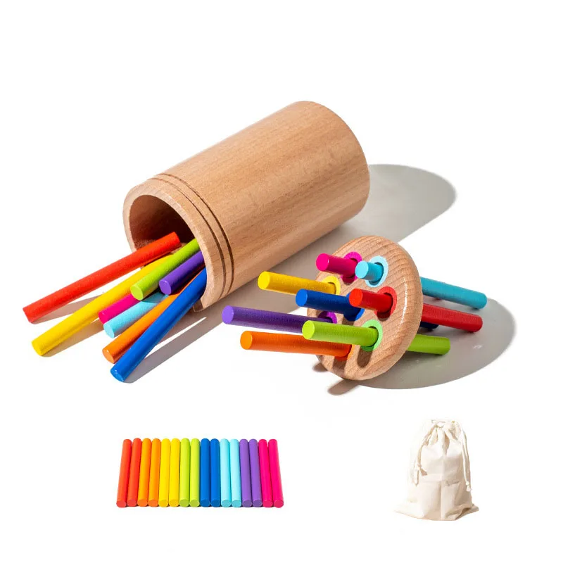 Jeu mentaires oriel Montessori pour bébé, jouets en bois pour enfants, boîte de tri de forme de document, objet permanent, pièce de monnaie, anciers, paroisse, jouets précoces