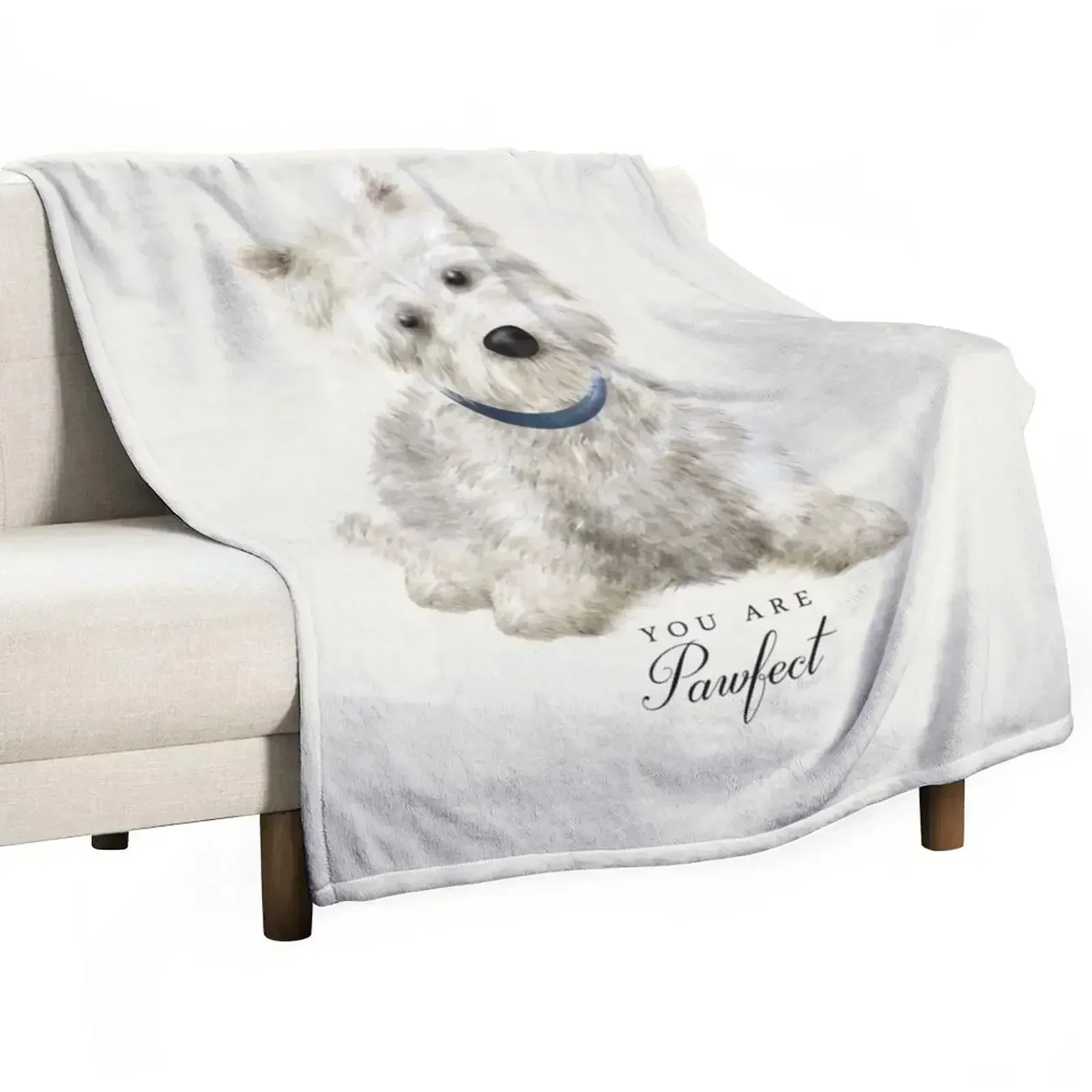 Pawfect Westie Throw Blanket For Baby Heavy christmas gifts heavy to sleep Bed linens Designers Blankets