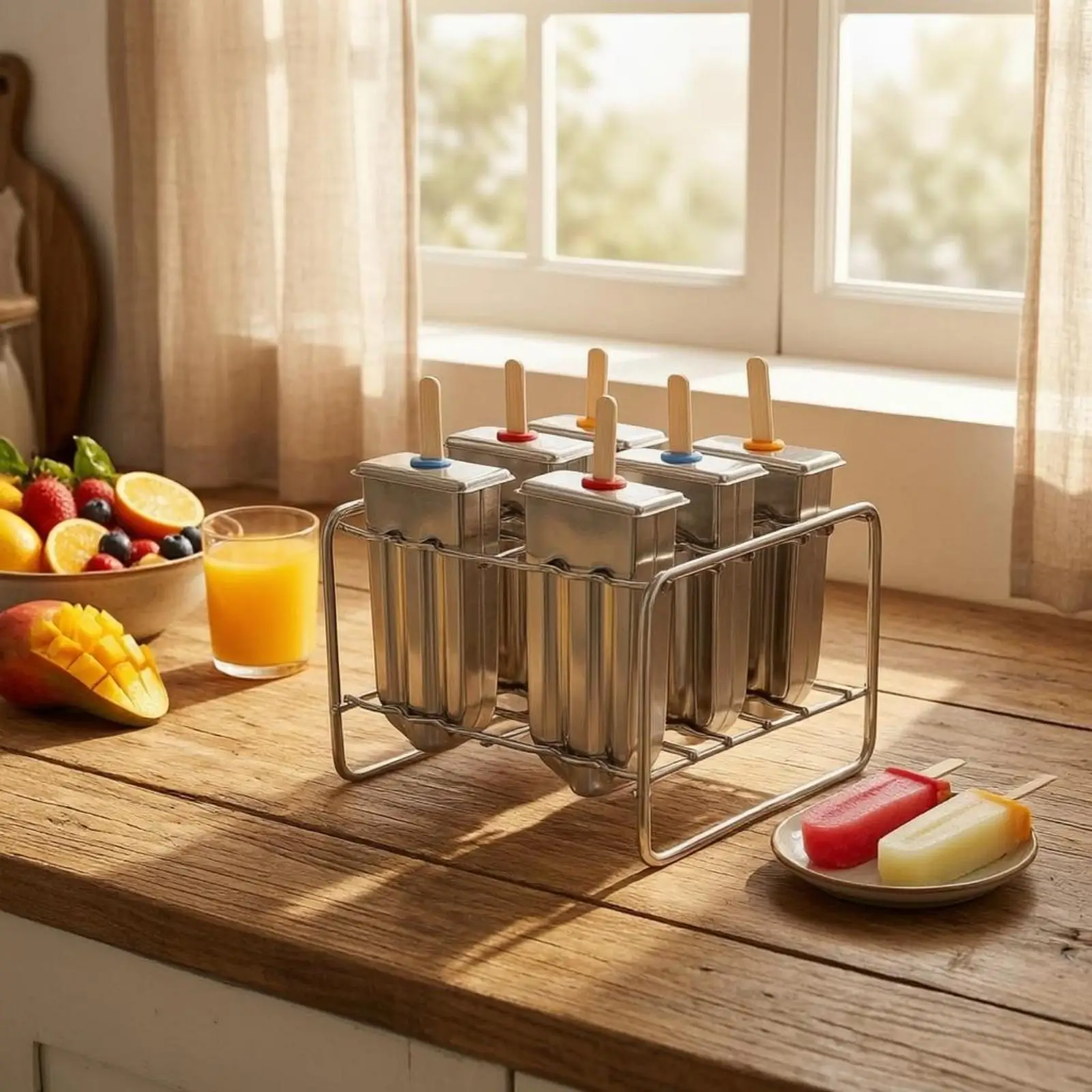 stainless-steel-ice-lolly-form-with-rack-6-cup-ice-lolly-form-wooden-sticks
