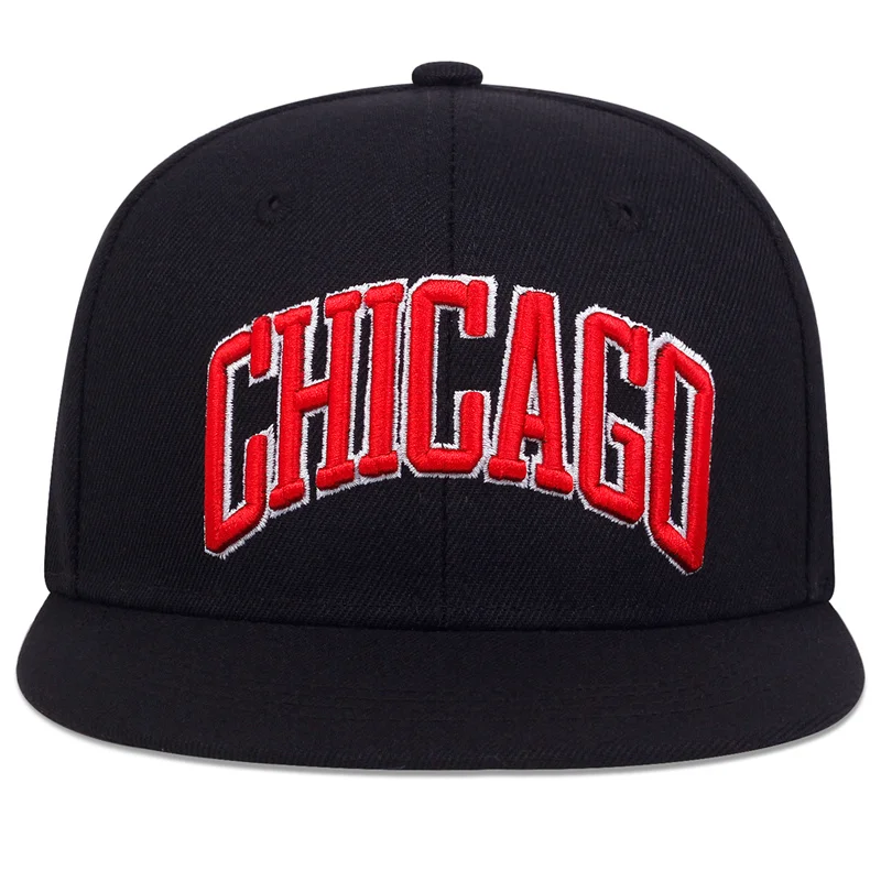 Fashion Letter CHICAGO Embroidery Baseball Cap Men Women Summer Unisex Hip Hop Caps Cotton Snapback Golf Hat Trucker Caps Gorras