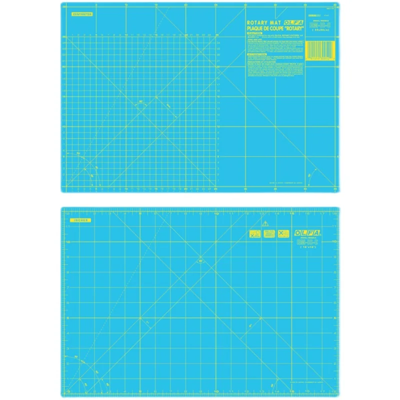 Japan Olfa Zelfherstel Snijden Mat, kookplaat Mes Diy Handgemaakte Dubbelzijdige Rubber Mat RM-IC-C Roze/Blauw