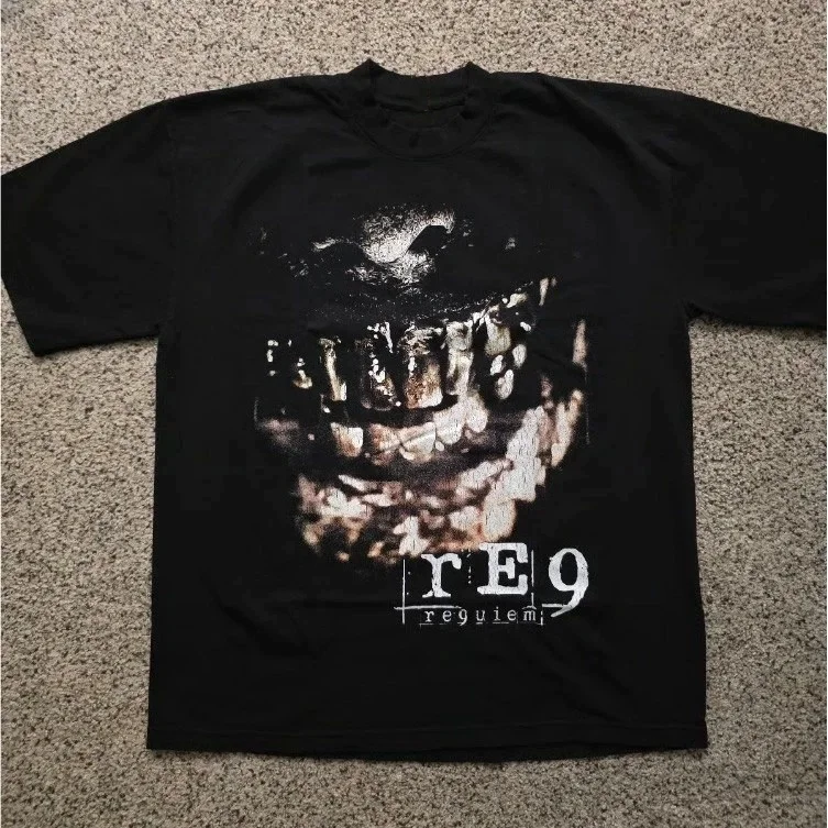 Resident Evil Horror Gaming Videospiel-Charakter Grafik T-Shirt Baumwolle Herren Damen Streetwear T-Shirt – Detail 5