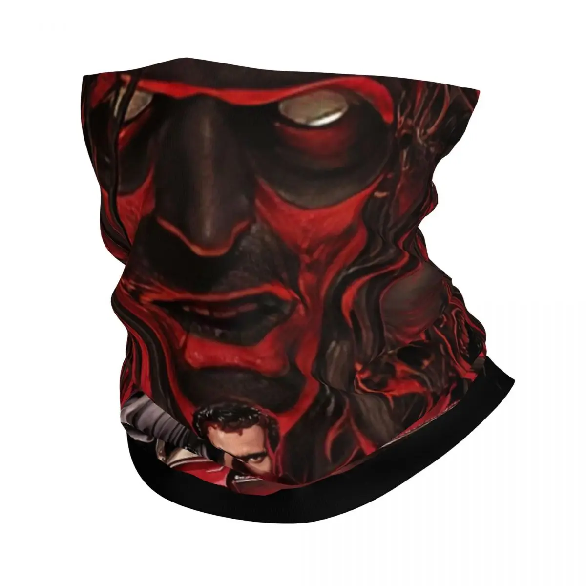 

Halloween Horror Movie Bandana Neck Warmer Men Women Winter Hiking Ski Scarf Gaiter Evil Dead Supernatural Film Face Cover