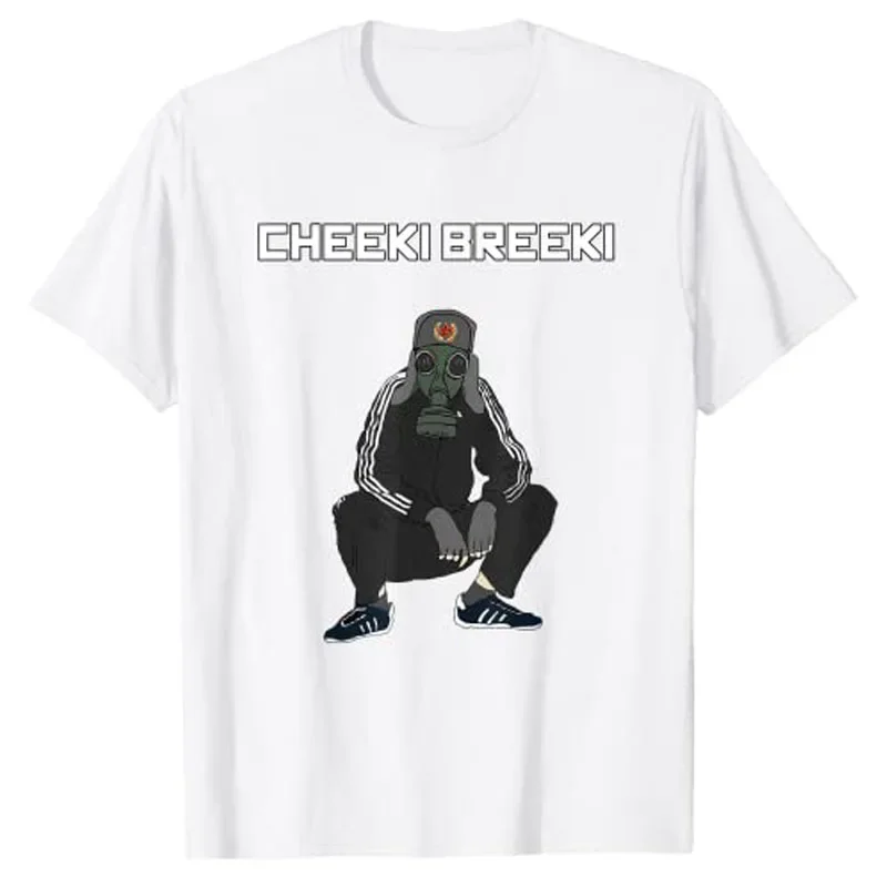 Cheeki Breeki - Gopnik Slavic style player Stalker Humorous funny graphic summer comfort men women universal short sleeve Tshirt