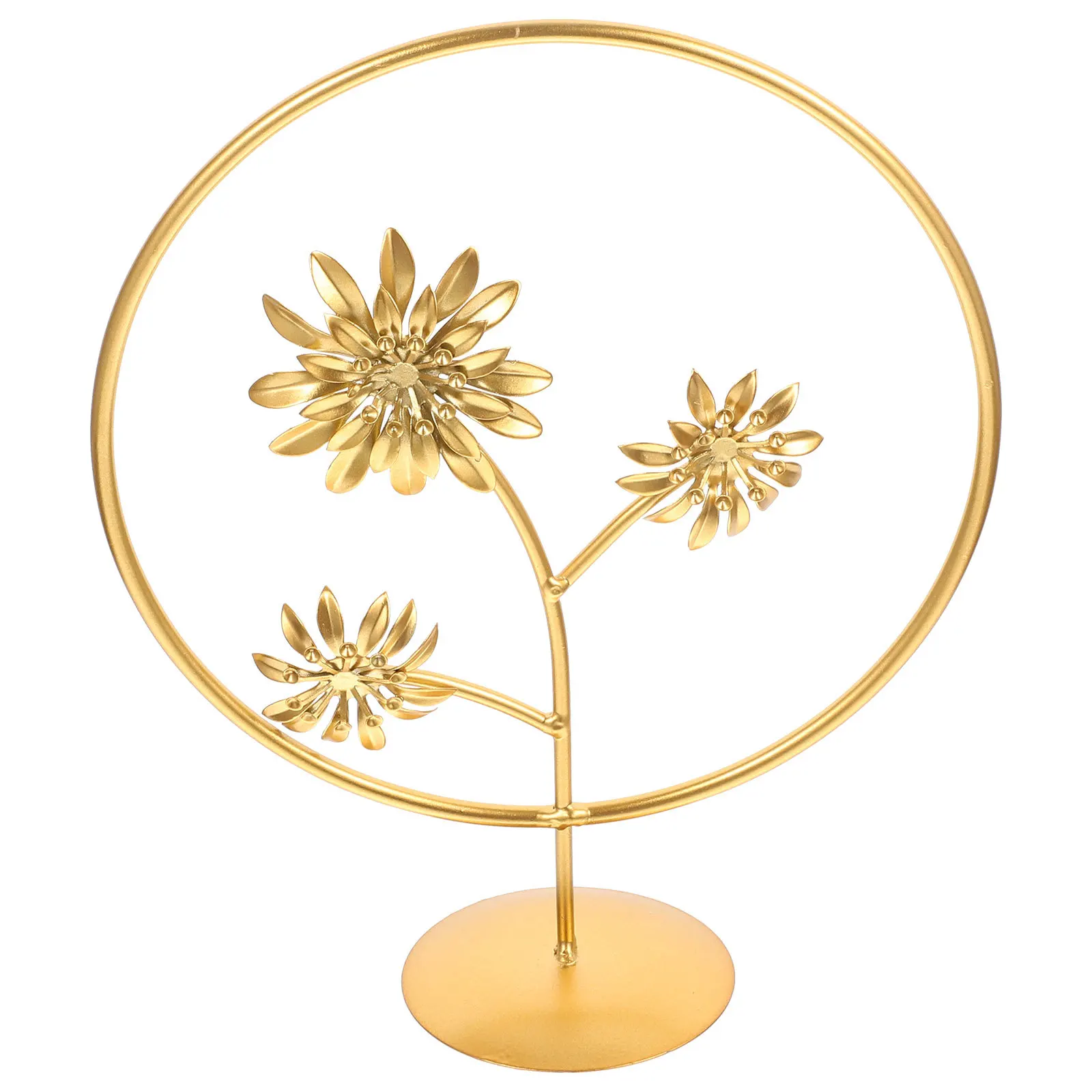 

1pcs Tabletop Decor, Modern Metal Leaf Sculpture For Living Room Garden Yard, Creative Desktop Art Ornament