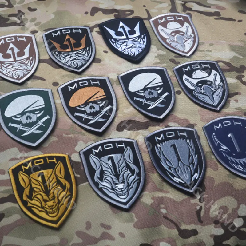 MEDAL OF HONOR MOH Military Patches Tactical Embroidered Patch Airsoft Special Force Army Badges SWAT for Vest Jackets Clothing