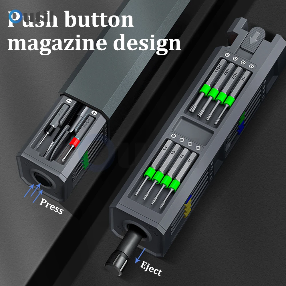 30 in 1 Multifunctional Screwdriver Set Home Laptop Mobile Phone Multi-gauge Bit Screws Repair Strong Magnetic Screwdriver Tools