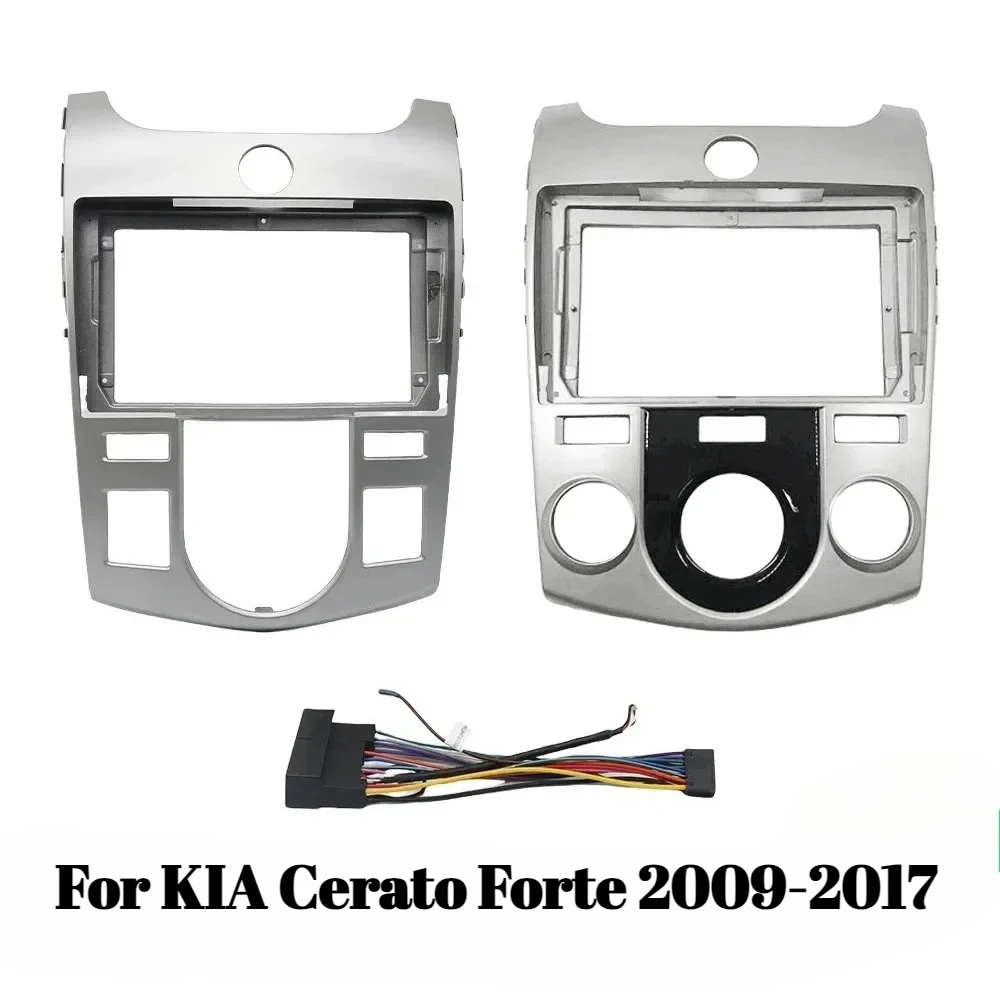 

Для KIA Cerato Forte 2009-2017 9-дюймовый автомобильный каркас, лицевой адаптер, Android-радио, комплект панели для крепления приборной панели