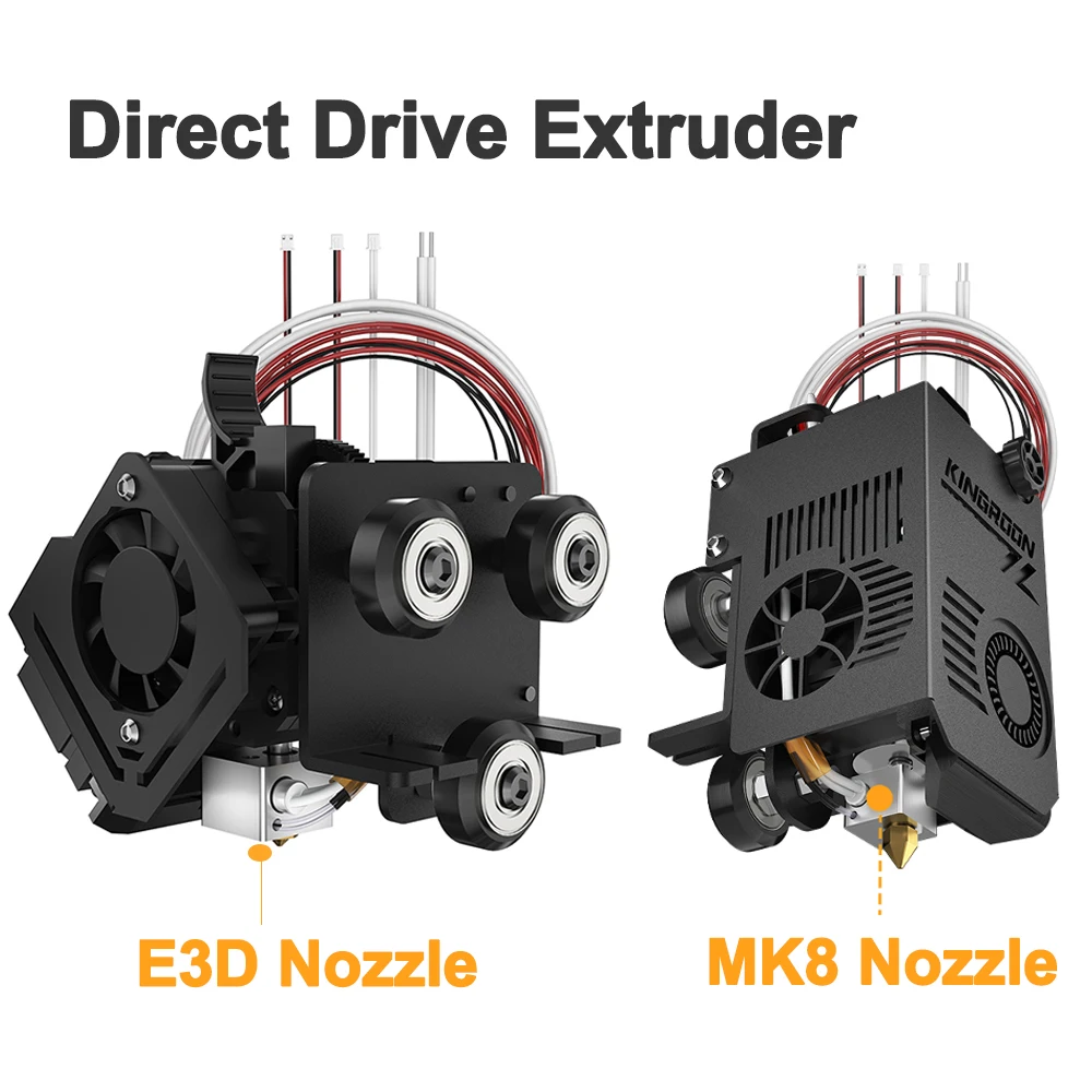 

Upgrade Direct Drive Titan Extruder Kit 24V50W Extrusion Head Hotend With Cooling Fan Fit TPU Filament Print For Ender 3 Series