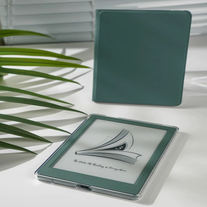 E-books Case for IReader Neo3 Light4 Musnap Protective Shell 6Inch Magnetic Detachable Flip Skin Cover with Acrylic Clear Case