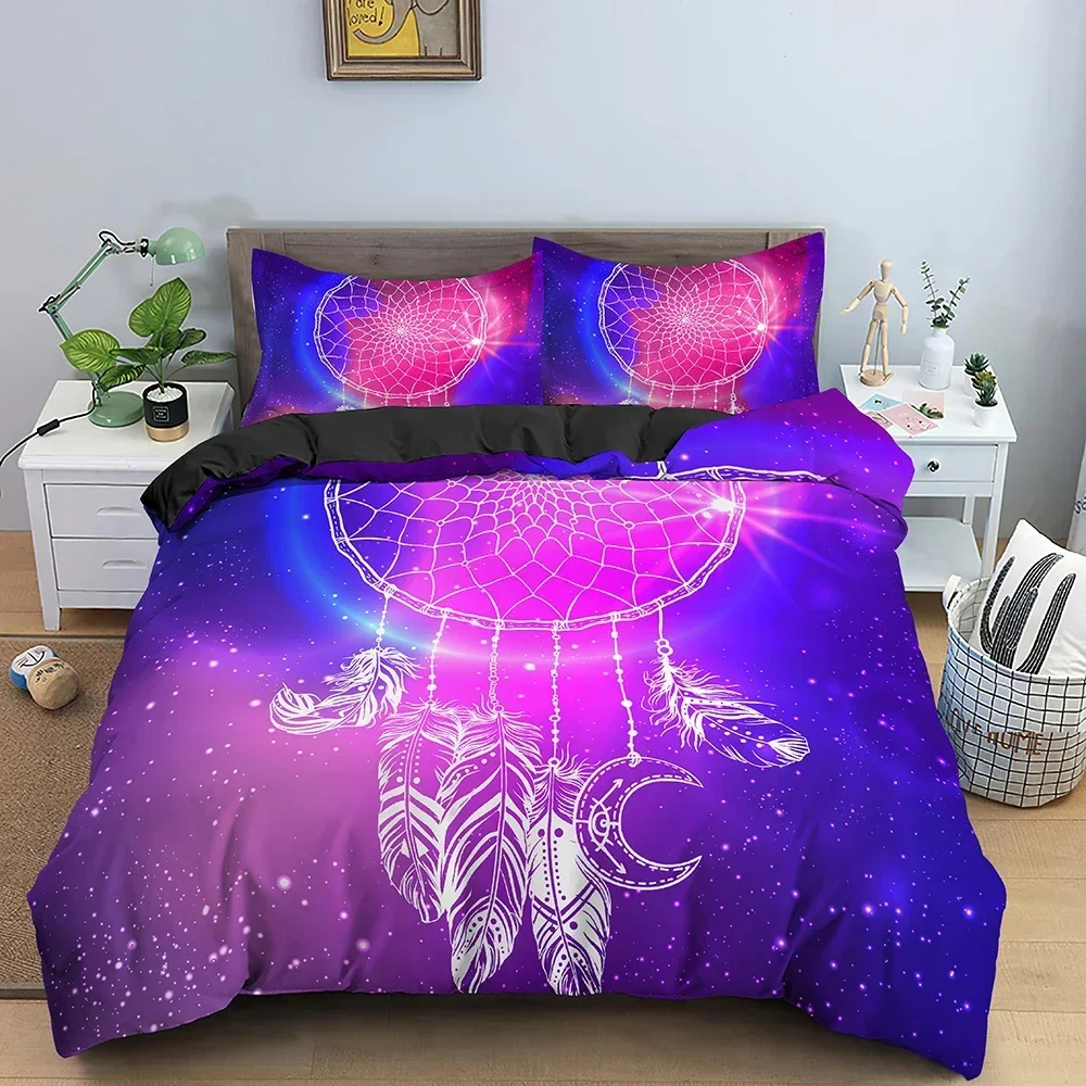 2026 3D Dreamcatcher Duvet Cover Set Abstract Sunset Bedding Set Comforter Cover Single Twin King Queen With Pillowcase Bedcloth