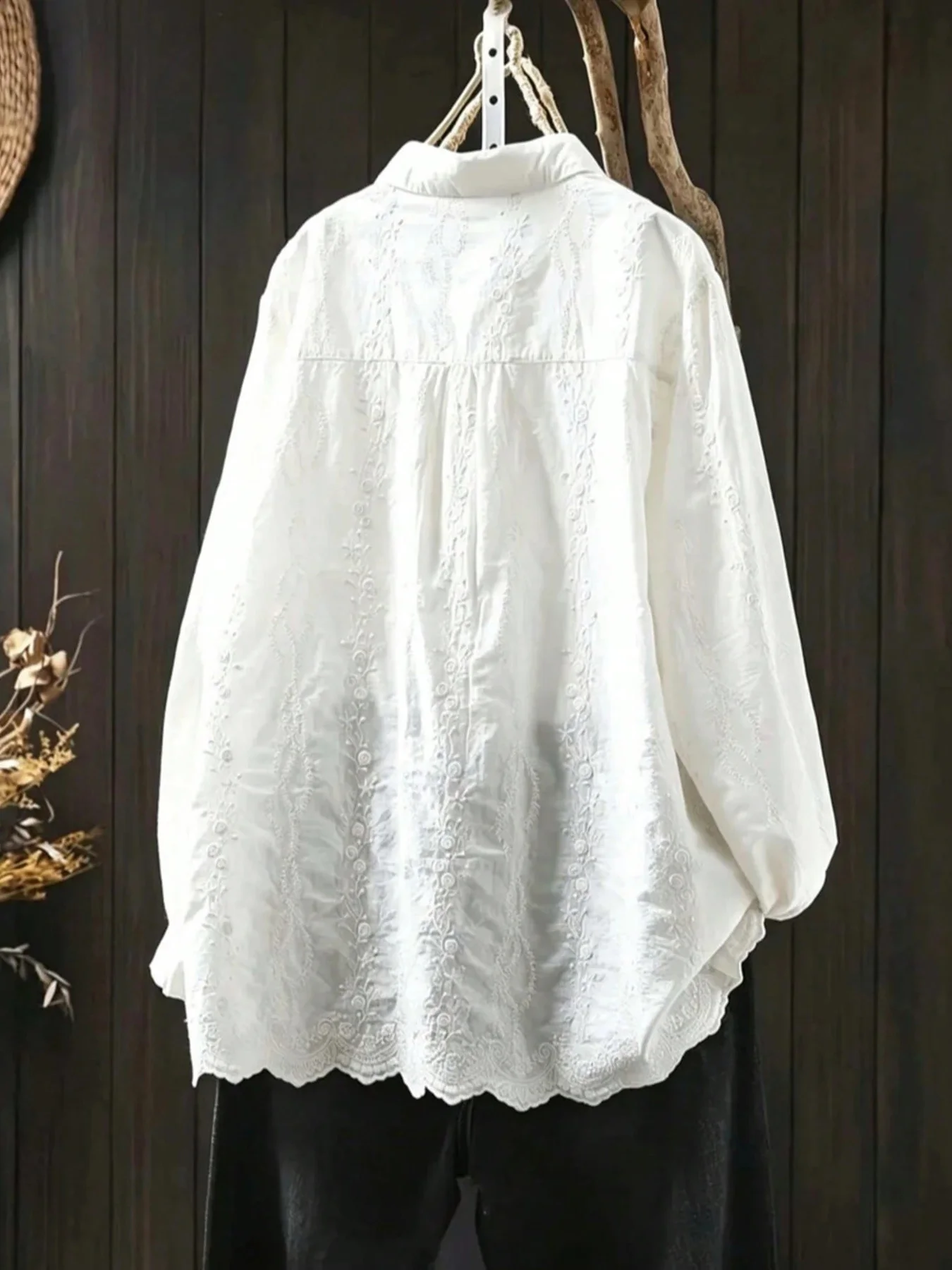 Women's Fashion 100% Cotton Sh - Embroidery On Shirt review and price