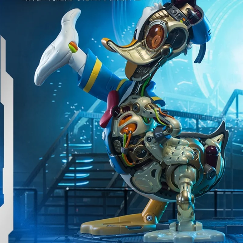 Hot Selling Mickey And Friends Semi Mechanical Series Collection Characters Peach Pink Mickey And Donald Duck Desktop Display