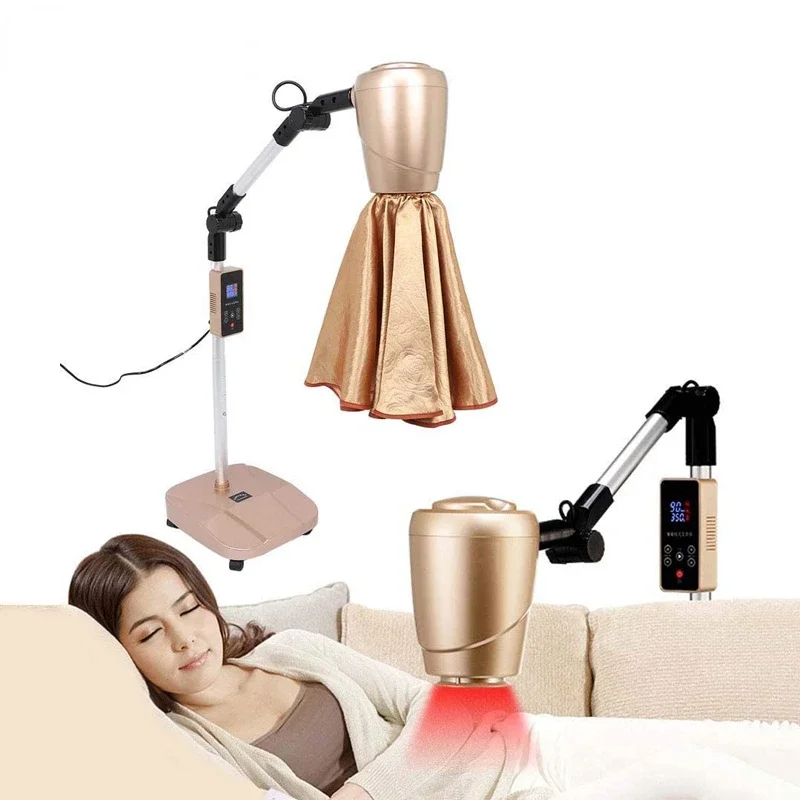 Smart Moxibustion Moxa Floor Stand Lamp Red LED Thermotherapy Lamp Massager for Relieve Joint Muscle Pain Anti Aging