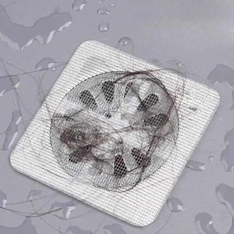 Disposable Floor Drain Sticker, Bathtub, Bathroom, Sewer, Hair Filter, Insect Proof Floor Drain Net, Floor Drain Filter Screen - Detail 1