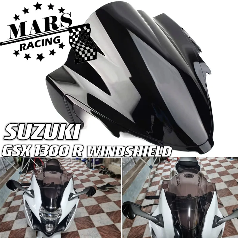 

Подходит для Suzuki new GSX-1300R GSX1300R GSXR1300 gsx1300r 2021 2022 мотоциклетный экран с двойным пузырьком ветрового стекла Faring