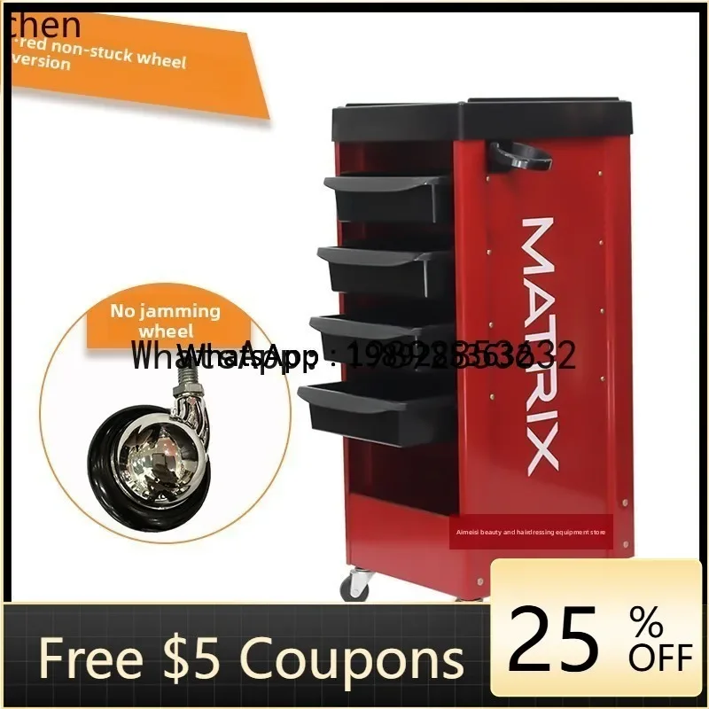 ii2-28  barber shop special beauty salon cart rack tool cinet multi-layer storage salon cart living room decoration