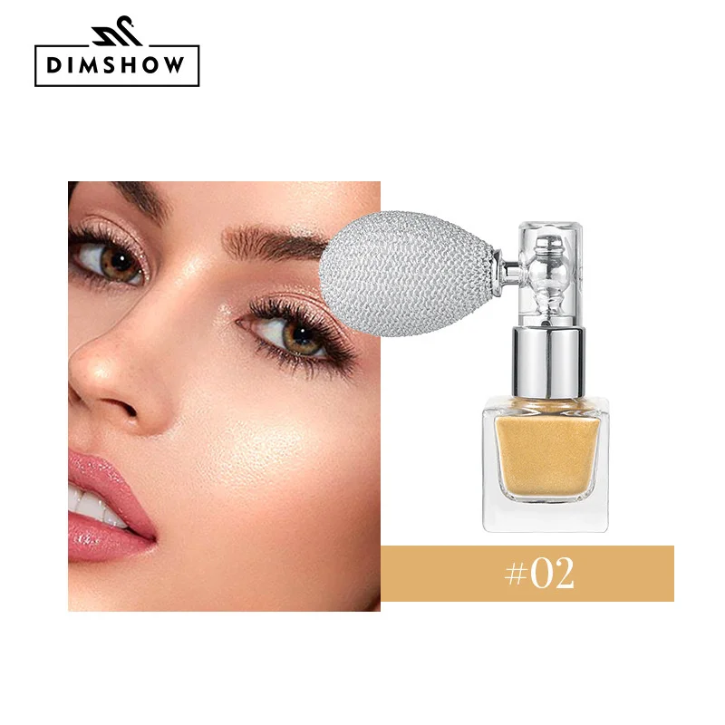 Evidenziatore Spray corpo diamante lucido lucido Glitter Spray Shimmer Shimmer trucco viso schiarente Fine Shimmer cosmetici