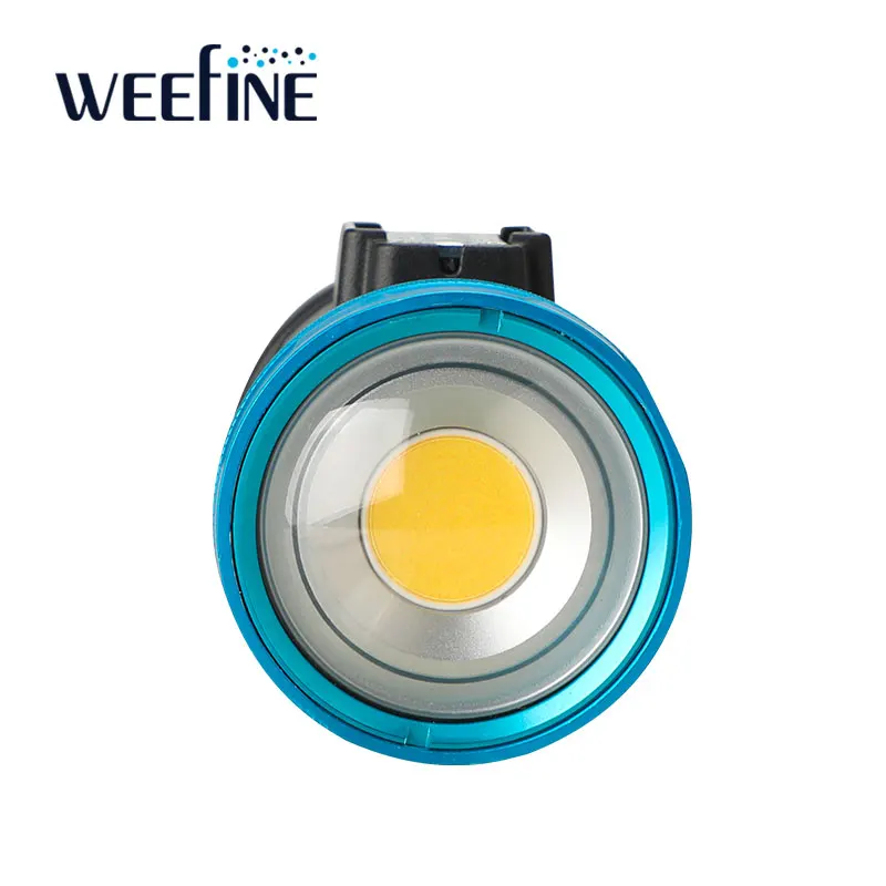 WEEFINE WF099 Solar Flare 7000-Lumen Waterproof Video Light & Strobe Mode Underwater Photography Lamp Scuba Diving Flashlight