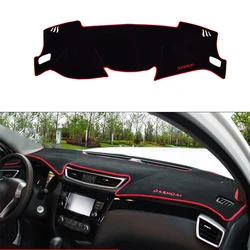 Car Dashboard Sun Shade Cover Instrument Desk Non-slip Mat For Nissan Qashqai J11 2014 2015 2016 2017 2018 2019 2020 Accessories