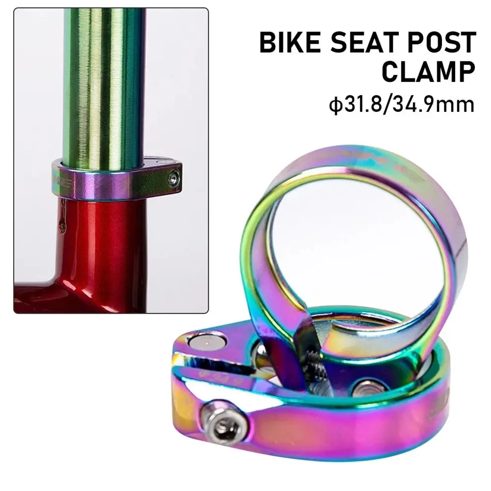 28.6/31.8/34.9mm Bicycle Seatpost Aluminum Alloy Bike Saddle Seat Tube Clamp Seat Tube Clip Bike Seatpost Clamp Seat Post Clip