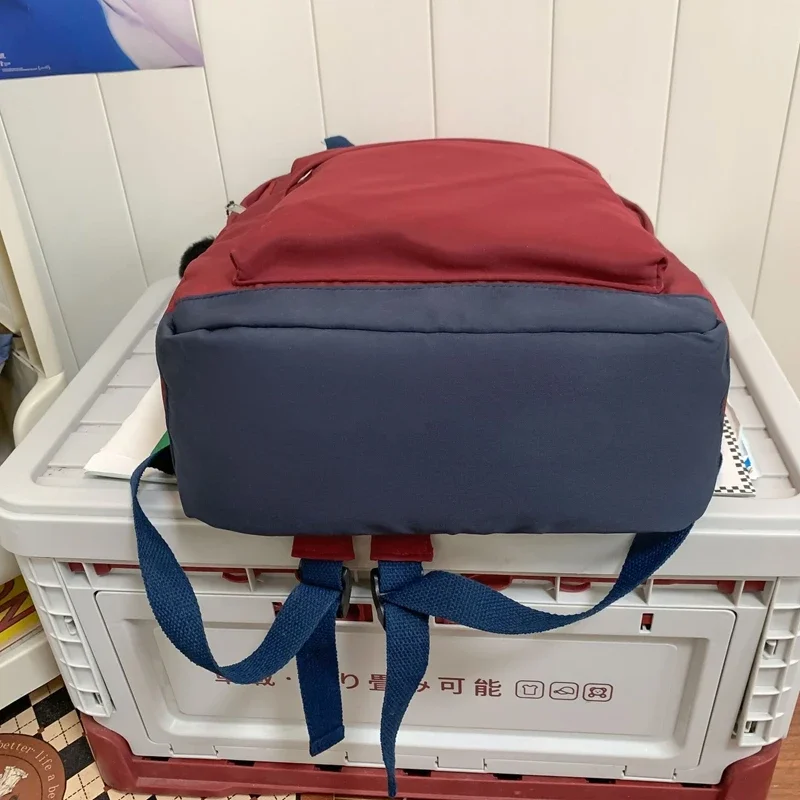 กระเป๋าเป้สะพายหลังขนาดใหญ่ ดีไซน์ทันสมัย สำหรับผู้หญิง นักศึกษา สาวๆ เดินทาง น่ารัก สไตล์ Kawaii  กระเป๋าหนังสือเรียน ทำจากไนลอน