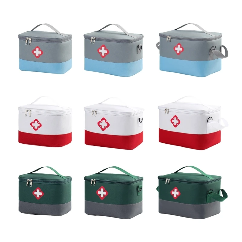 E74B Portable Empty Medicine Storage Bags Convenient Organizer for Outdoor Activities and Emergencies