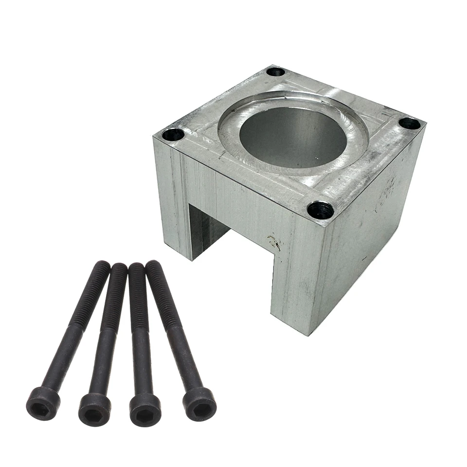 Schwarze Edelstahl-Montagehalterung für NEMA23 57-mm-Schrittmotor – 1 Stück Schwarze Edelstahl-Montagehalterung für NEMA23 57-mm-Schrittmotor – 1 Stück