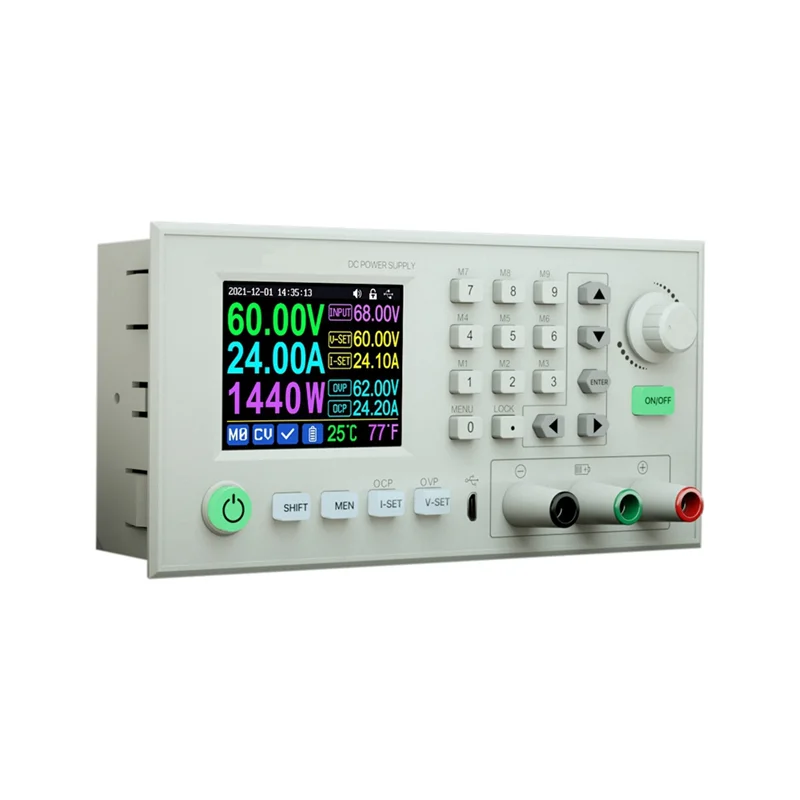 

B03B-CNC DC Regulated Power Supply 24A Digital Display 12V/36V/48V/60V Adjustable Battery Charger 5V