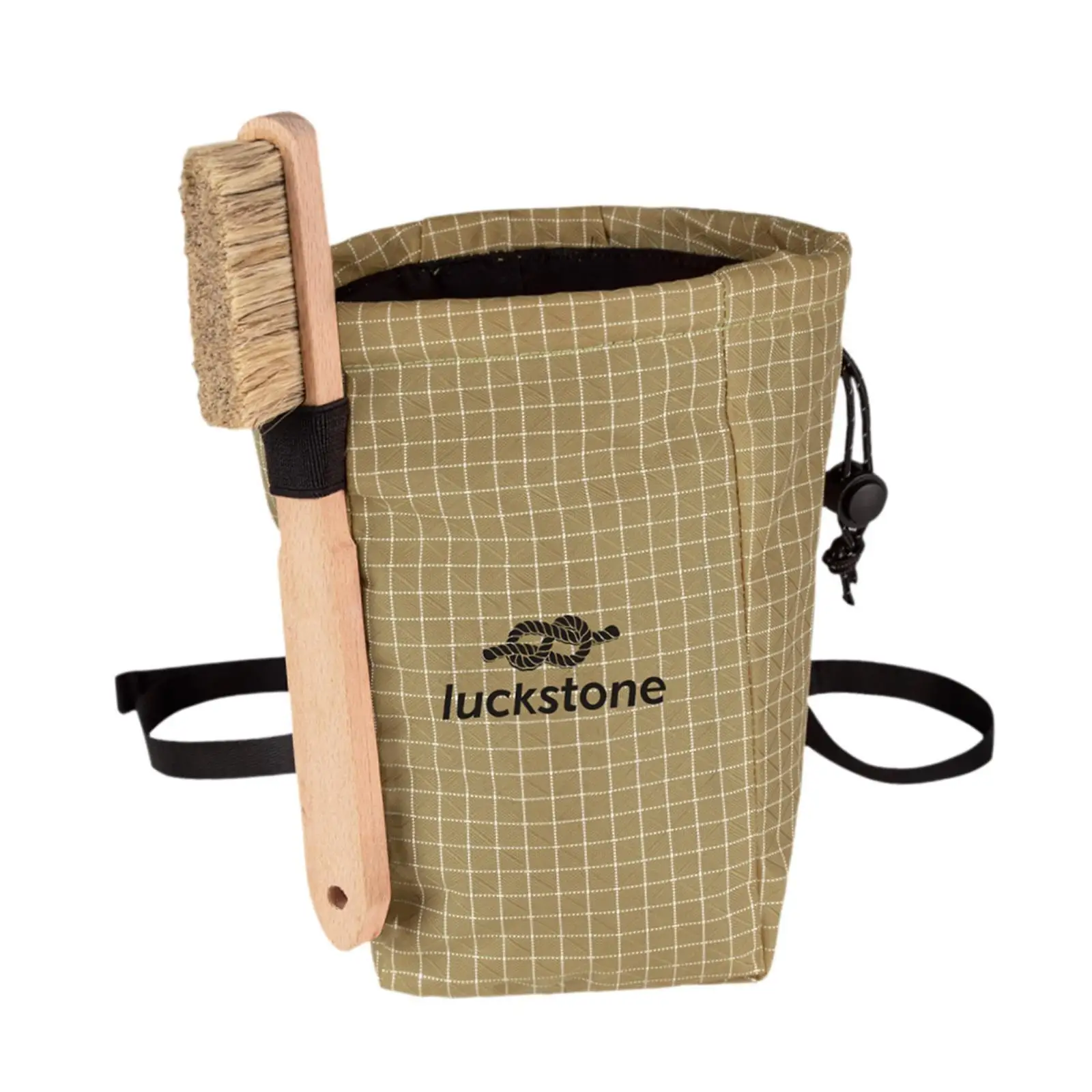 Premium Climbing Chalk Bag Large Capacity UHWPE Anti Slip Design with Belt and Brush for Bouldering Gym