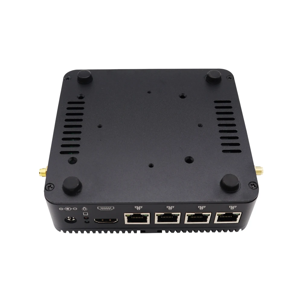 Yohirs Fanless Pfsense Mini Pc J4125 J6413/J6412 4 * Intel Rj45 Lans HD-MI Rs232 Com 6 * Usb Micro Soft Router Vpn